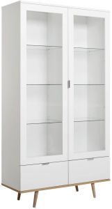 Modern Wooden Designer White Crockery Cabinet