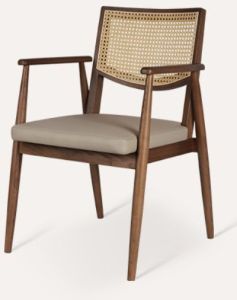 Premium Quality Wooden Chair with Traditional Cane Work