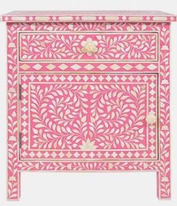 Wooden 1 Drawer Bed Side Table