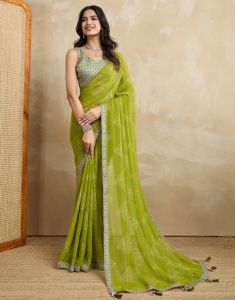 Ladies Designer Georgette Saree