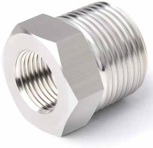 Stainless Steel 316L Forged Bushing, Color : Silver for Pipe Fittings