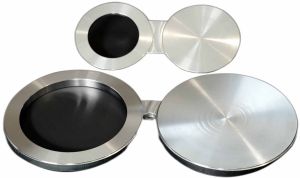 Stainless Steel 316L Spectacle Blind Flange, Color : Silver