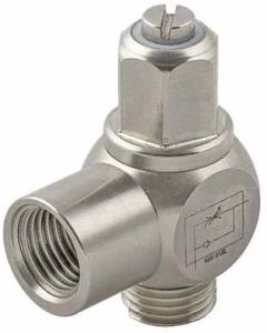 Polished Stainless Steel 410 Flow Control Valve