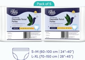 Disposable Period Panties S- M Pack OF 5