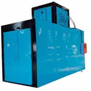 Steel Electric Semi Automatic Powder Coating Plant, Color : Blue