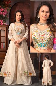 Crop Top with Palazzo Set