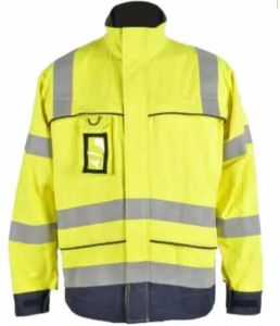 Flame Retardant Men Industrial Safety Jacket
