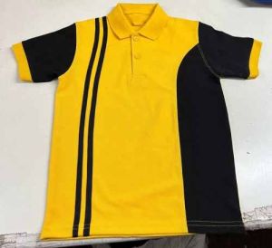 Striped Boys Half Sleeve School Polo T Shirt