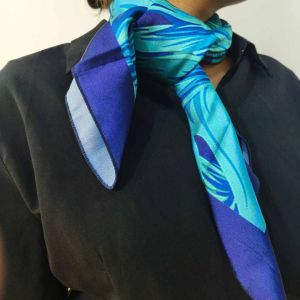 Printed Women Stylish Polyester Office Stole, Color : Multicolor