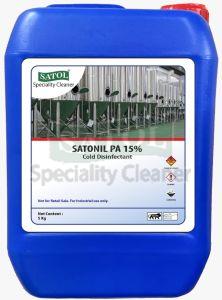 Satonil PA 15% Cold Disinfectant for Industrial Surface & Equipment Sanitization