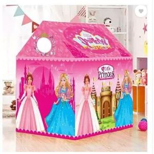 Polyester Kids Tent House, Color : Pink for Indoor Outdoor