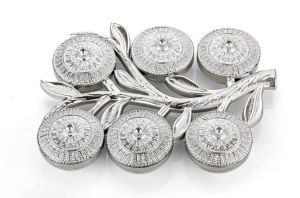 Plastic Tree Shape Mukhwas Box, Color : Silver