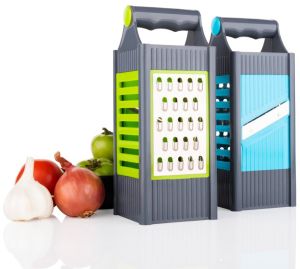 Plastic Stainless Steel 4U Slicer And Grater