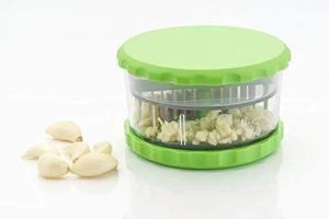 Stainless Steel Blades Plastic Garlic Chopper