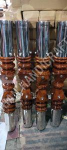 Coated Stainless Steel Wooden Master Pillars 80*80mm