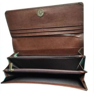 Plain Ladies Premium Leather Wallets, Color : Brown Fashionable