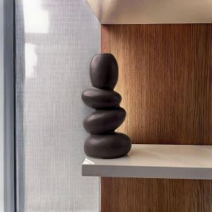 Ceramic Pebble Flower Vase