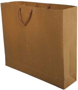 Brown Kraft Paper Shopping Bag, Capacity : 2-5kg