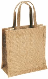 Plain Brown Jute Shopping Bag