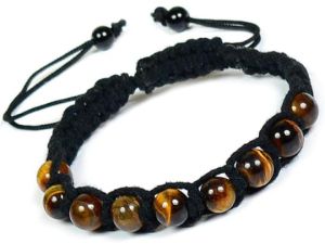 Shinning Stone Tiger Eye Bracelet ( Adjustable ) 8mm, Free