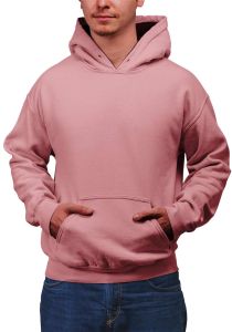Mens Peach Cotton Hoodies