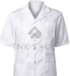 Cotton Plain Half Sleeve Lab Coat Standard, Gender : Female, Male