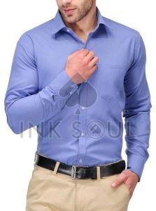 Mens Formal Cotton Shirts, Pattern : Plain, Fit Type : Regular Fit