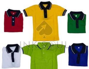 Cotton Polyester School T-Shirts, Sleeves Type : Half Sleeves