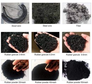 Rubber Crumb, Color : Black