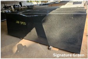 Plain Polished Signature Green Granite, Stone Form : Solid
