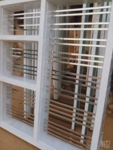 Polished Metal Window, Color : Silver Designer