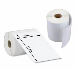 Paper Shipping Label Sticker Roll, Color : White