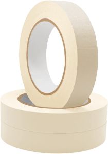 Paper Single Side Masking Tape, Color : Beige for Packaging