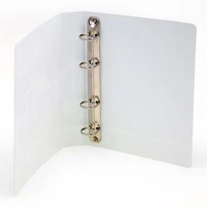 Polished Stainless Steel Ring Binder, Color : Silver 50mm