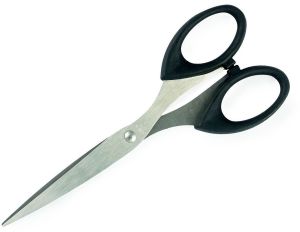 Stainless Steel Scissor, Color : Silver for Cutting Paper Thread