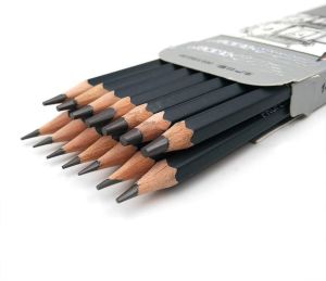 Wood HD Drawing Pencil, Color : Black, Packaging Type : Box