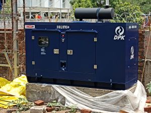 Semi Automatic Volvo Eicher Diesel Generator, Color : Blue