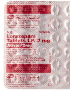 Ativan 2mg Tablet For Anxiety Treatment