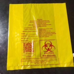 Plastic Bio Medical Waste Bags, Color : Black, Red & Yellow