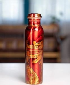 950ml Designer Copper Water Bottle