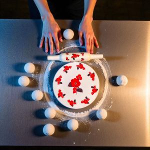 Marble Rolling Pin Board
