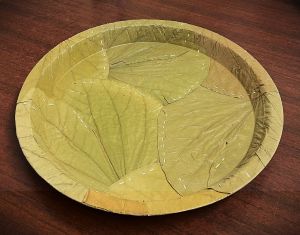 Sal Leaf Buffet Plate 12 Inch