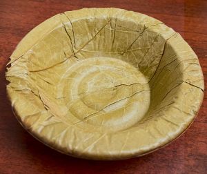 Sal Leaf Prasadam Cup 4 Inch