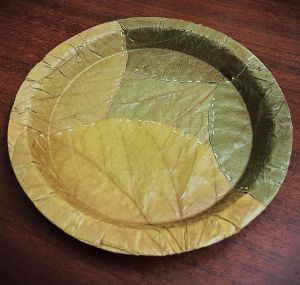 Sal Leaf Tiffin Plate 8 Inch