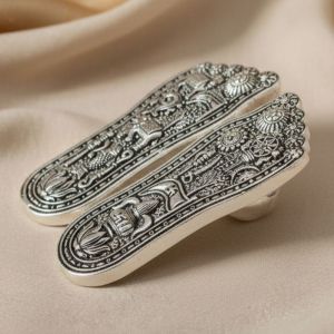 Charan Paduka Silver Idol