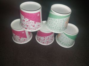 Printed Disposable Paper Cup Single Wall