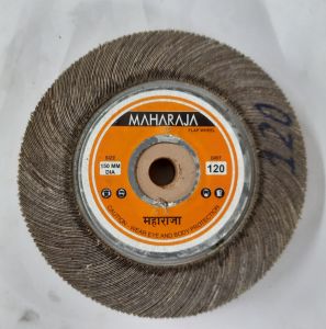 Maharaja Flap Wheel, Shape : Round for Material Finishing