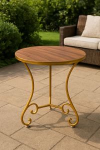 Wood center table, Color : Brown, Weight : Medium
