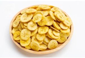 Roasted Crispy Maggi Flavour Banana Chips, Color : Yellow