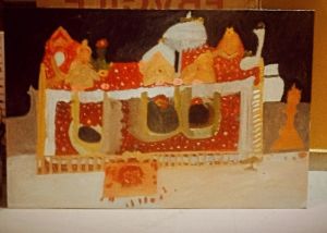 Canvas Wall Painting Brush 24×36